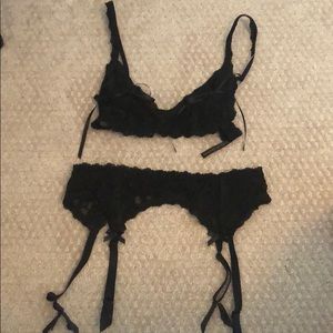 Garter and Bra Set